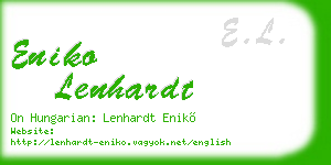 eniko lenhardt business card